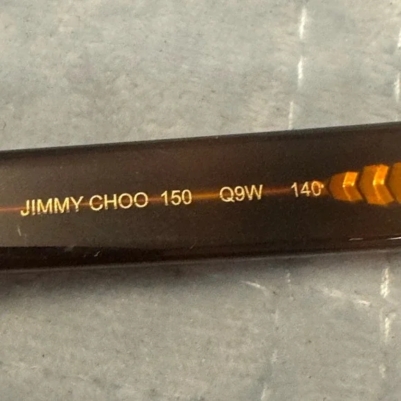 Jimmy Choo Tortoise Glitter Sunglasses150 Q9W 140 display picture 2